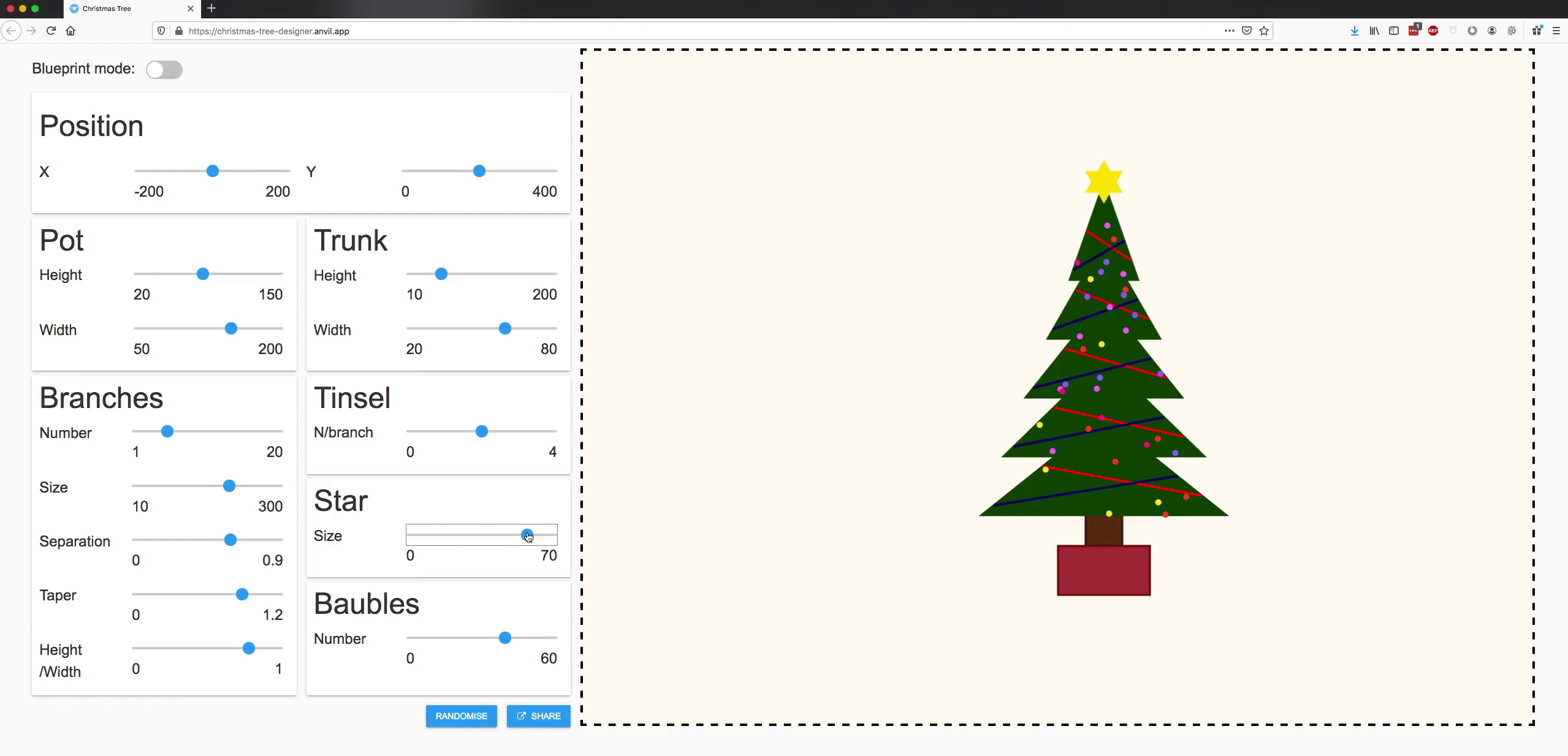 Christmas Tree Designer