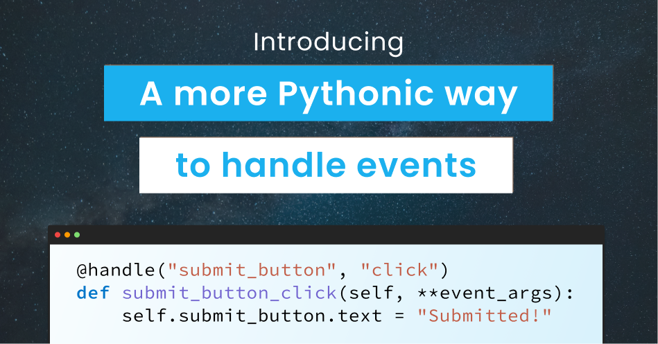 A more Pythonic way to build interactive apps