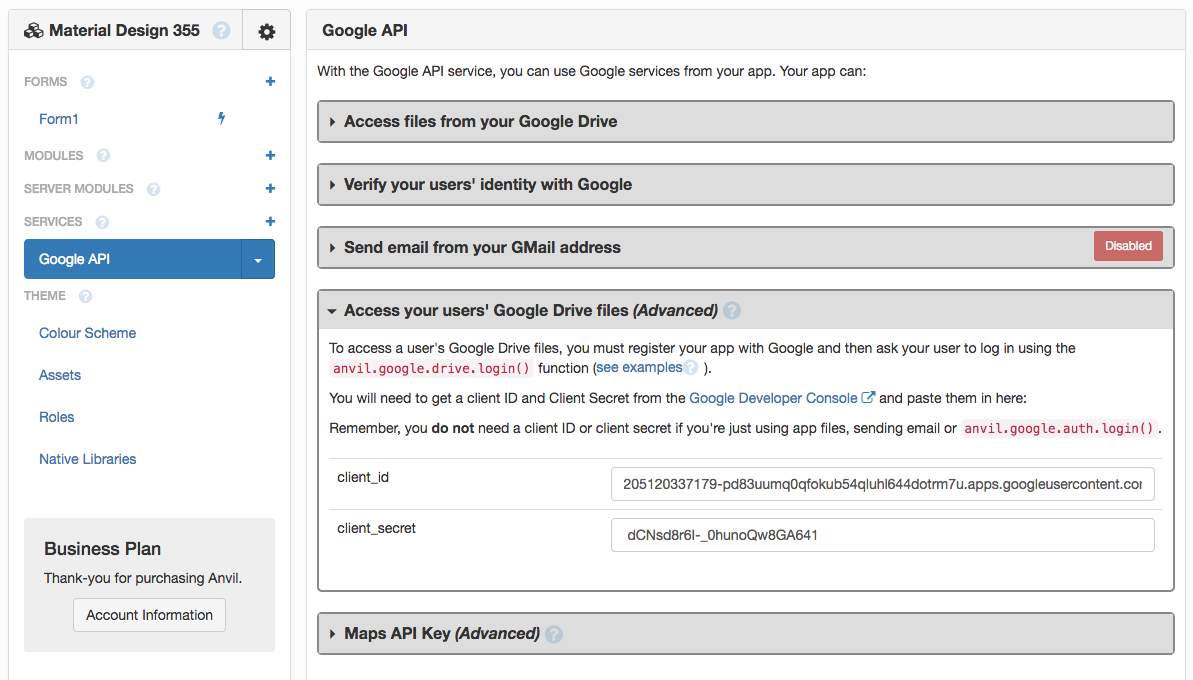 drive scope authorization