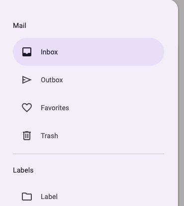 Navigation Drawers always
collapse into a modal drawer