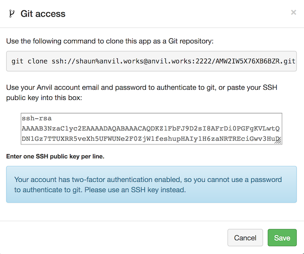 git clone command public key fails