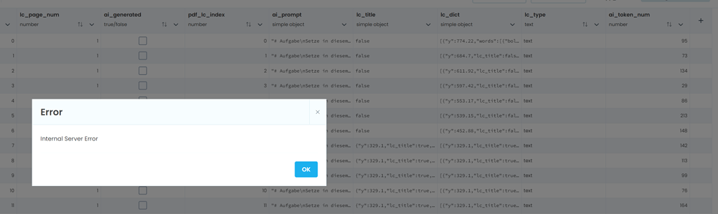 Internal Server Error prevents my adding a column - Anvil Q&A - Anvil ...