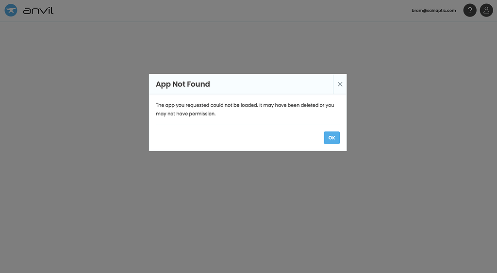 [Fixed] Unable to access apps "Shared with me" - Bug Reports - Anvil ...