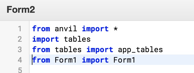 import form 1