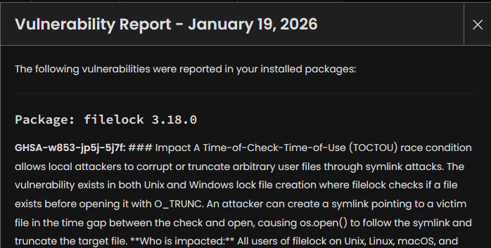 Security vulnerabilities found - Anvil Q&A - Anvil Community Forum
