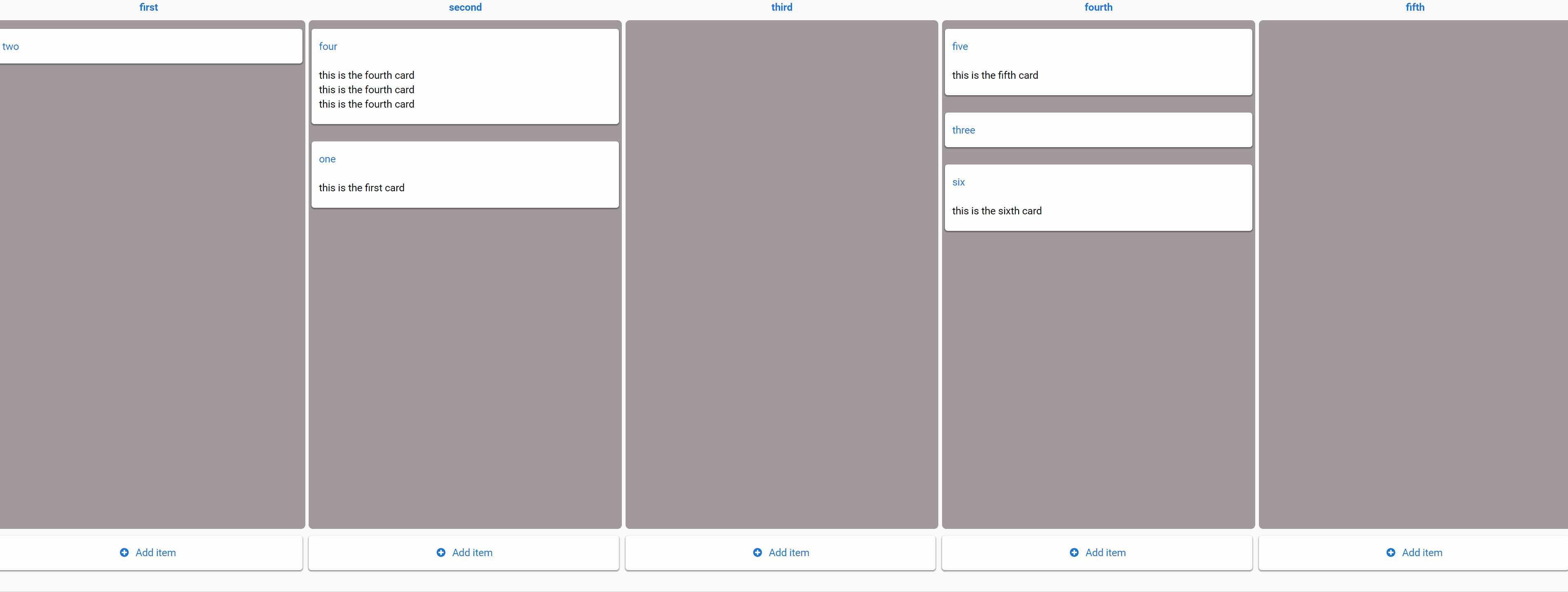 Grid Layout for Trello