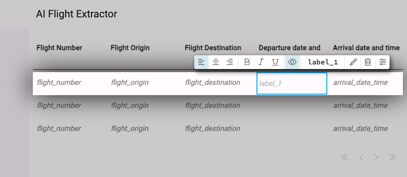 Data binding to the label text property