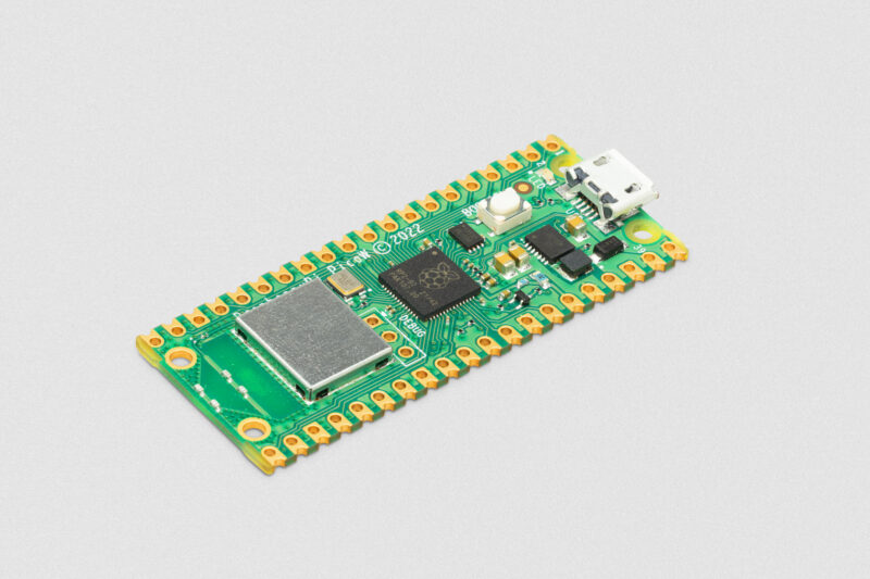 Image of the Raspberry Pi Pico W from raspberrypi.com